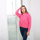 Emma 1/2 Zip Jumper - Bubble Gum