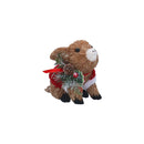 Bristle Pig with Santa Coat & Holly