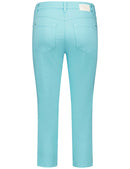 Destination Vacation Crop Trousers - Aqua Splash