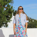 Caryn Crop Jacket - Sky