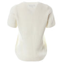 Cloddagh Short Sleeve Jumper - Cream
