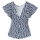 Polly Top - Navy