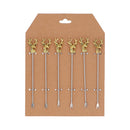 Gold Stag Head Fork Pack of 6