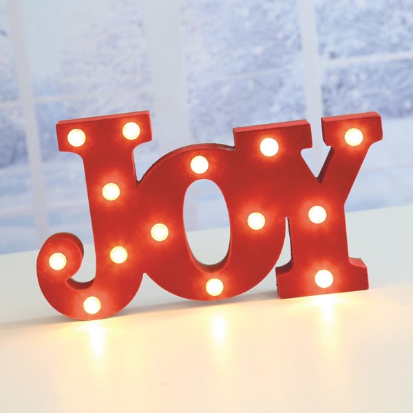 LED Joy Red 30x17cm