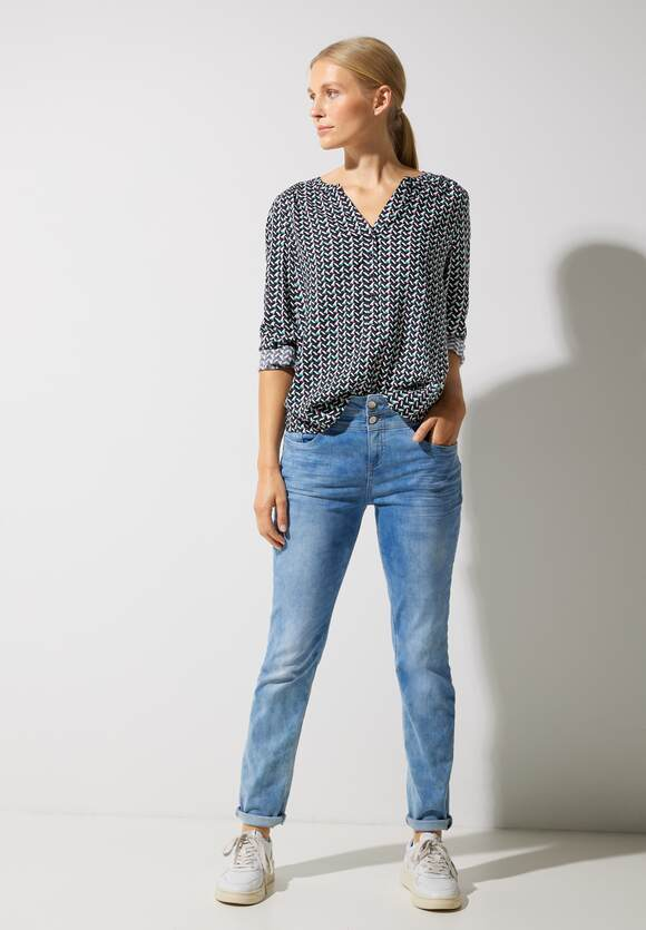 Bamika All Over Print Blouse - Meta Lilac