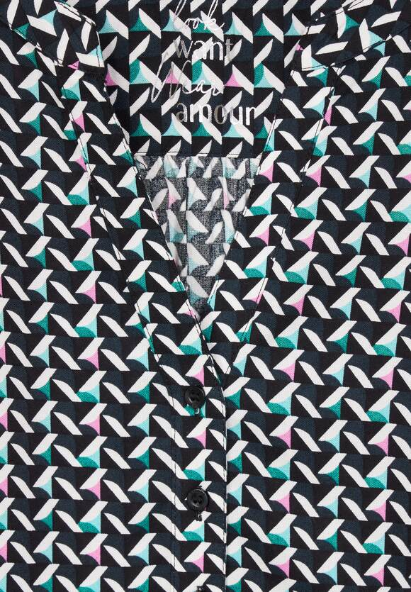 Bamika All Over Print Blouse - Meta Lilac