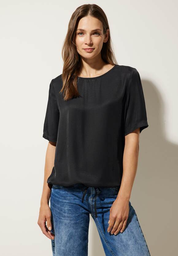 Solid Shirtblouse - Black