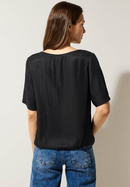 Solid Shirtblouse - Black