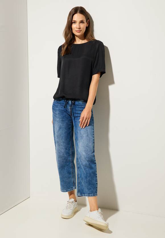 Solid Shirtblouse - Black