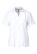Cotton Shirtcollar Blouse - White