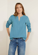 Cord Blouse - Adriatic Blue