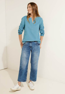 Cord Blouse - Adriatic Blue