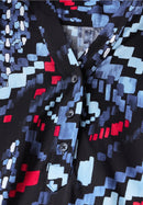 Multicolor Print Blouse - Universal Blue