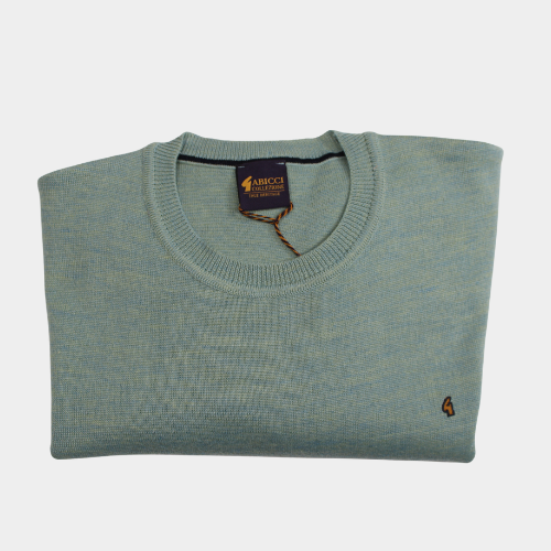 Plain Crew Neck Jumper - Meadow