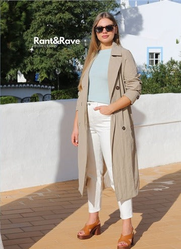 Hannah Trench Coat - Camel