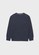 Cotton Jumper - Navy