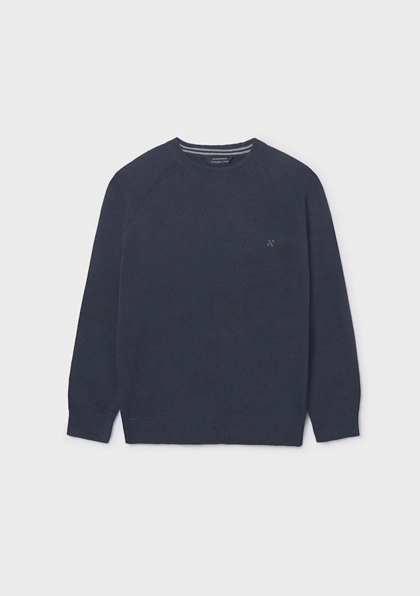 Cotton Jumper - Navy