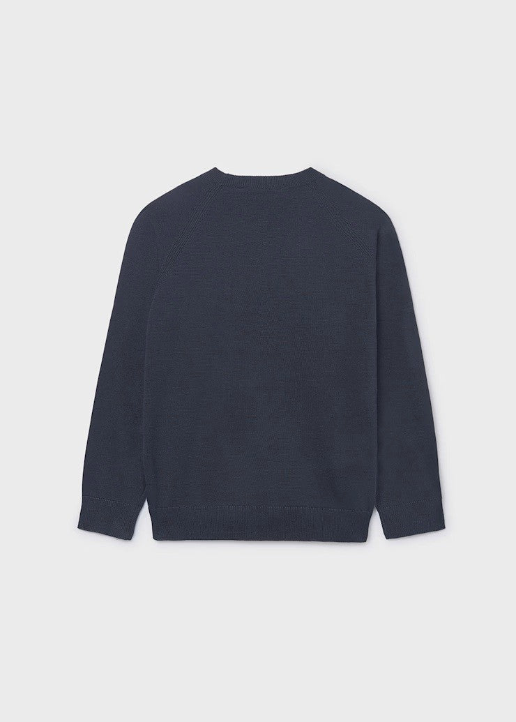 Cotton Jumper - Navy