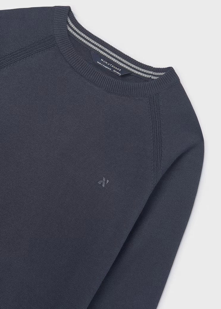 Cotton Jumper - Navy