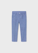 Linen Suiting Trouser - Indigo