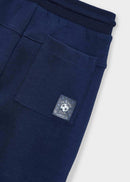 Cuffed Zip Joggers - Navy