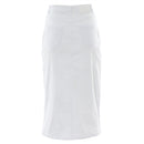 Ragan Denim Skirt - White