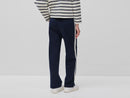 Side Stripe Trousers - Navy