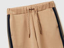 Side Stripe Trousers - Tan
