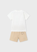 Goal Scorer Knitwear Set - Cream & Natural