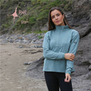 Tessa 1/2 Zip Jumper - Sage Green