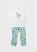 T-Shirt & Leggings Set - Lake