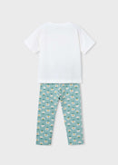 T-Shirt & Leggings Set - Lake