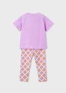 T-Shirt & Leggings Set - Lilac
