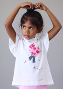 3 Piece Heart Leggings Set - Petal