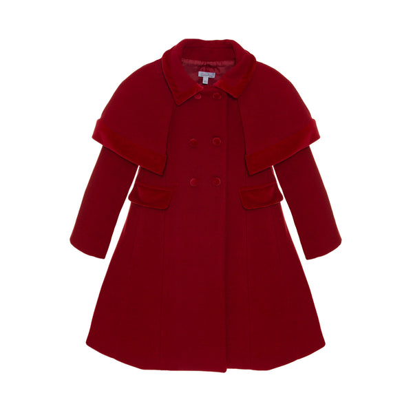 Woven Coat - Red