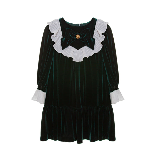 Woven Dress - Emerald