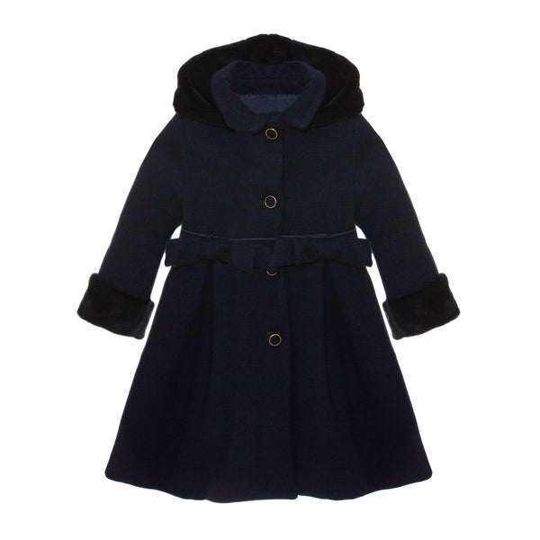 Woven Coat - Marine