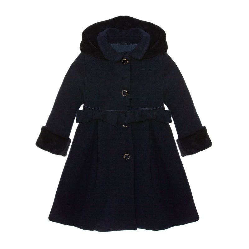 Woven Coat - Marine