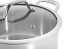 Glass Lid with Stainless Steel Handle - 28CM