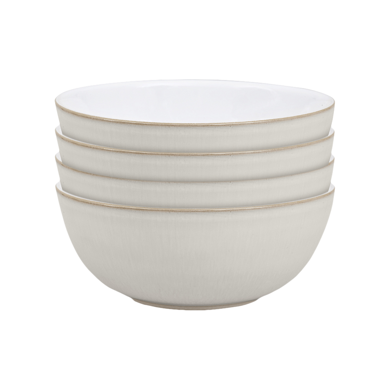 Natural Canvas Set of 4 Cereal Bowls