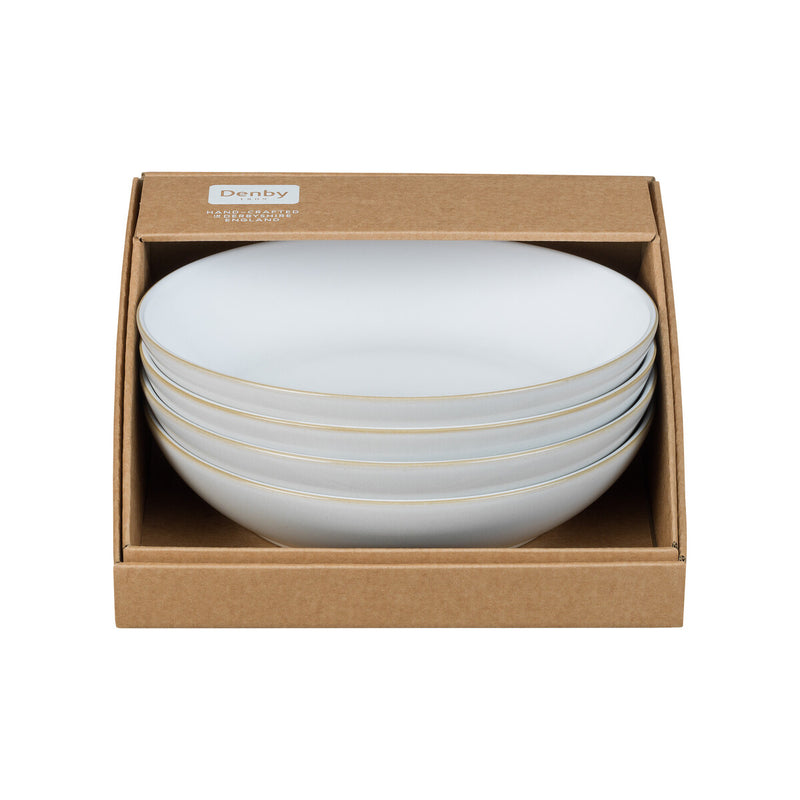 Natural Canvas 4 Piece Pasta Bowl Set