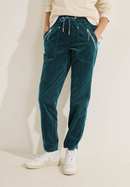 Chelsea Cordouroy Trouser - Deep Lake Green