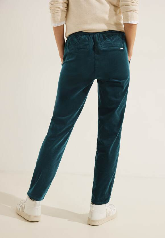 Chelsea Cordouroy Trouser - Deep Lake Green