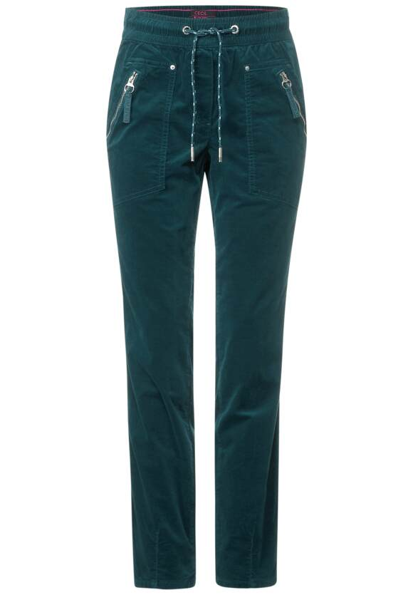 Chelsea Cordouroy Trouser - Deep Lake Green