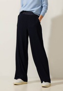 HW Crinkle Straight Leg - Deep Blue
