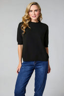 Short Sleeve Jumper - Black