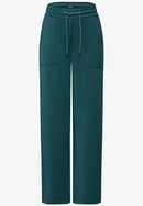 TOS Style Neele Modal Trousers - Petrol Green