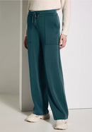 TOS Style Neele Modal Trousers - Petrol Green