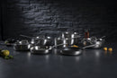 Culinary FivePly Uncoated Wok with Lid - 28CM