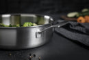 Culinary FivePly Uncoated Shallow Casserole with Lid - 24CM